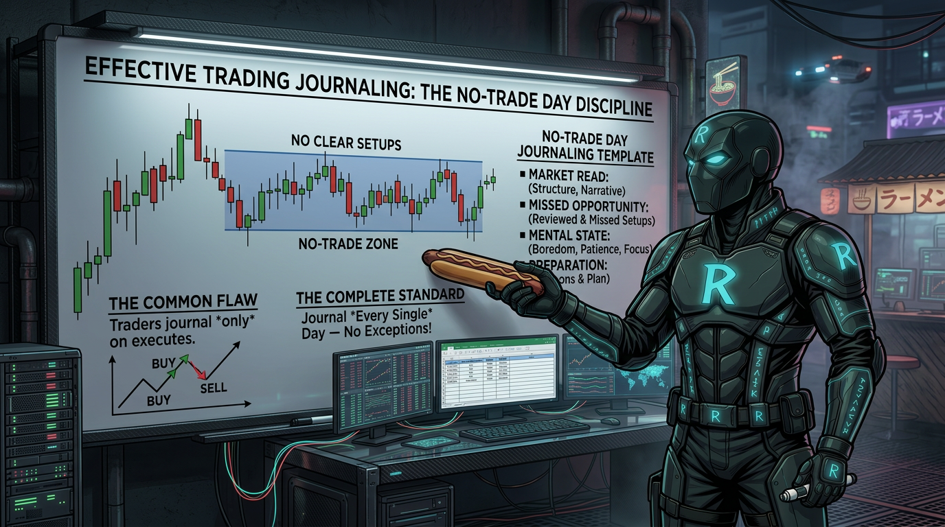 How to Journal Trades Effectively (Even on No-Trade Days) featured image
