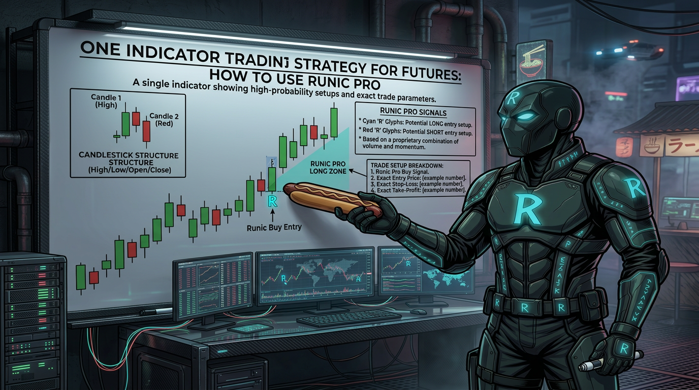 One Indicator Trading Strategy for Futures: How to Use Runic Pro featured image