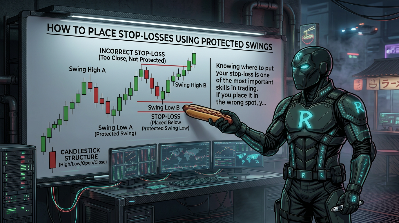 How to Place Stop-Losses Using Protected Swings featured image