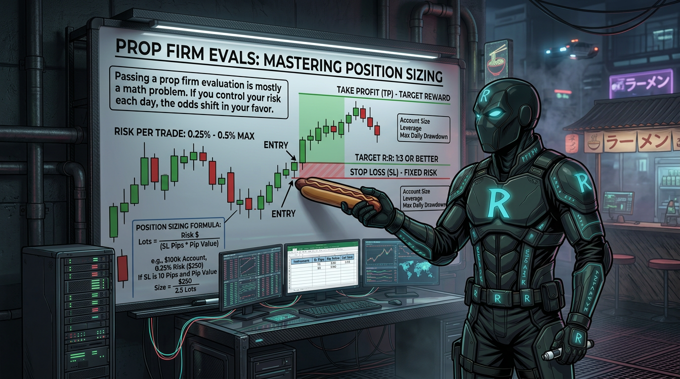How to Size Positions for Prop Firm Evals featured image